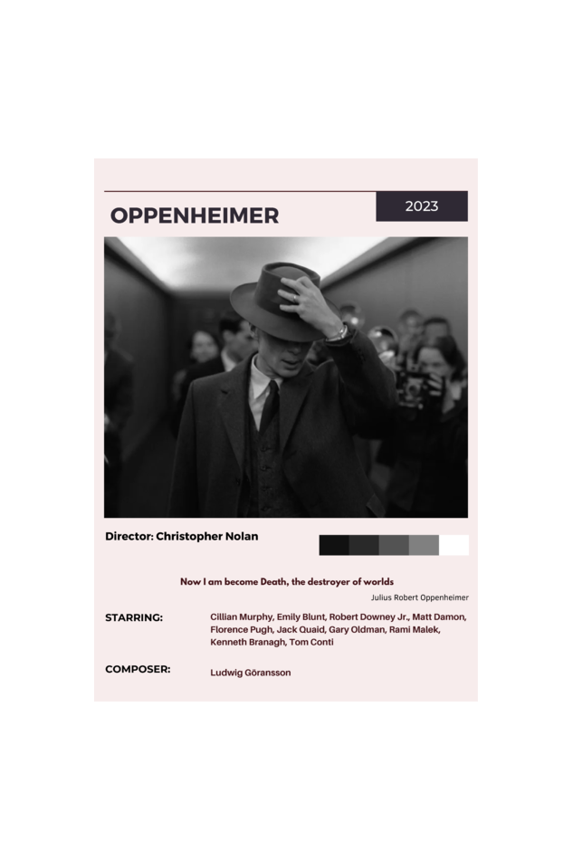 Oppenheimer: Bingeography